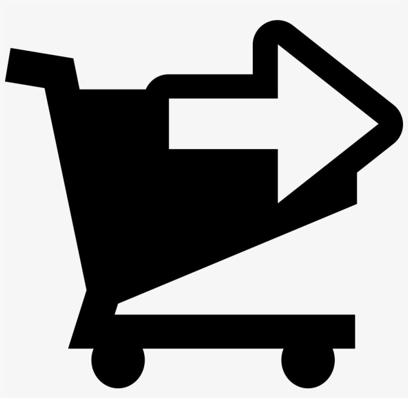 Shopping Cart Right Arrow Button Comments - Simbolo Carrito De Compra, transparent png download
