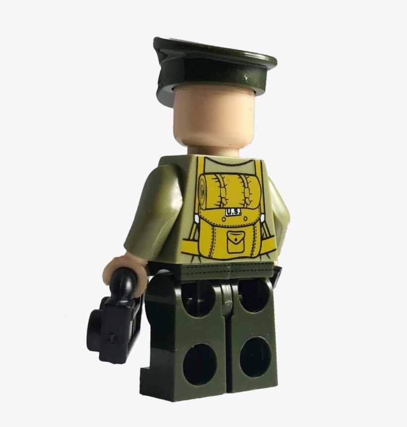 Minifig World War Ii American Normandy Officer - Normandy, transparent png download
