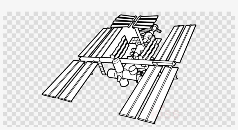 International Space Station Mousepad, transparent png download