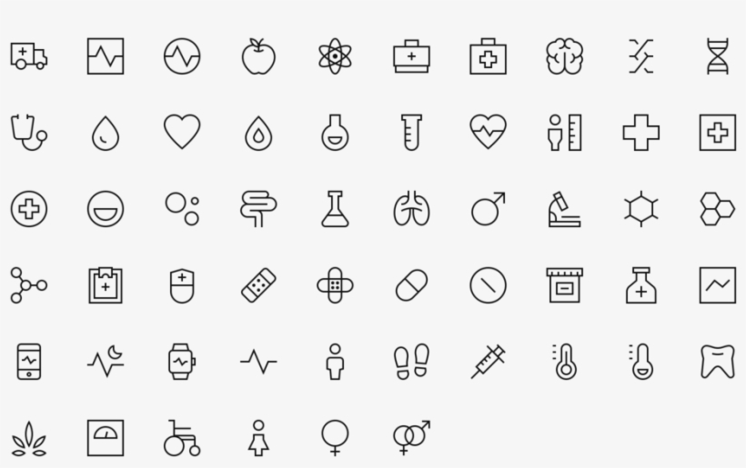 Healthcare Medical Icons 48px - Word Search, transparent png download