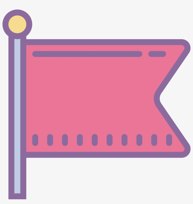 Flagpole Icon - Flag, transparent png download