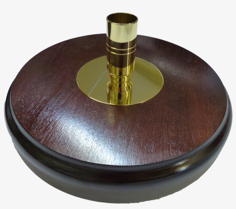 Dark Wood Ceremonial Flagpole Base - Flag, transparent png download