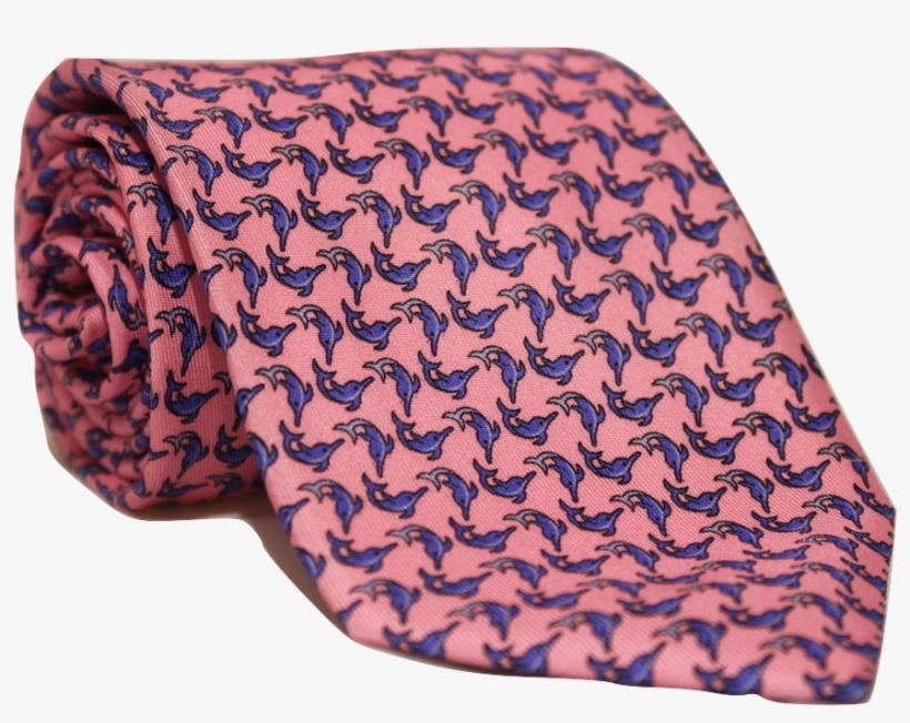 Pink Dolphin Twill Necktie - Logitech X50, transparent png download