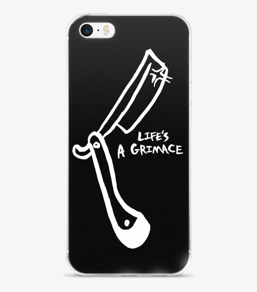 Life's A Grimace Iphone Case, Iphone Case By Horriblenoise - Iphone, transparent png download