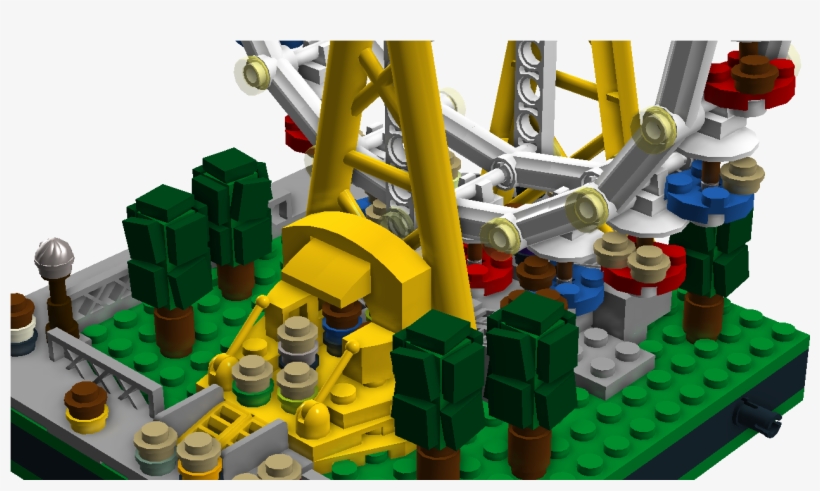 Ferris Wheel - Lego, transparent png download