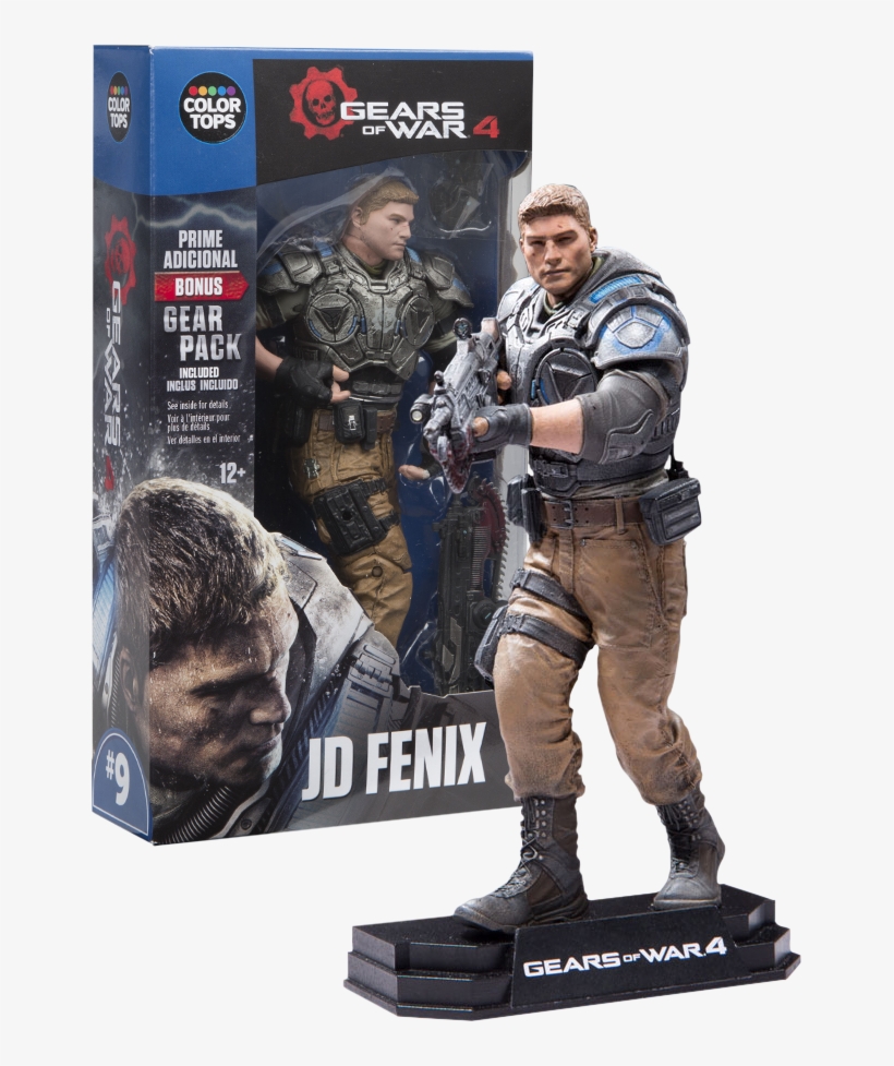 Gears Of War - Gears Of War Action Figure - Jd Fenix -, transparent png download