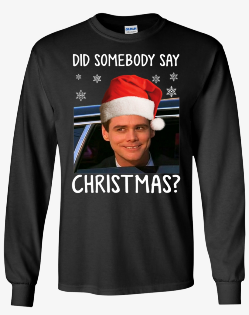 Dumb And Dumber Did Somebody Say Christmas Ls Shirt - Gucci Two Tiger Shirt, transparent png download