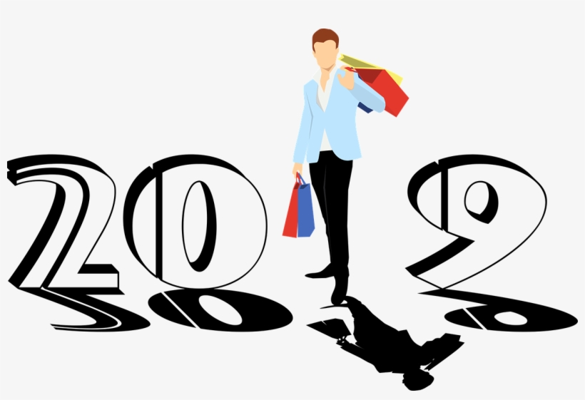 Wishing Happy New Year 2018, transparent png download