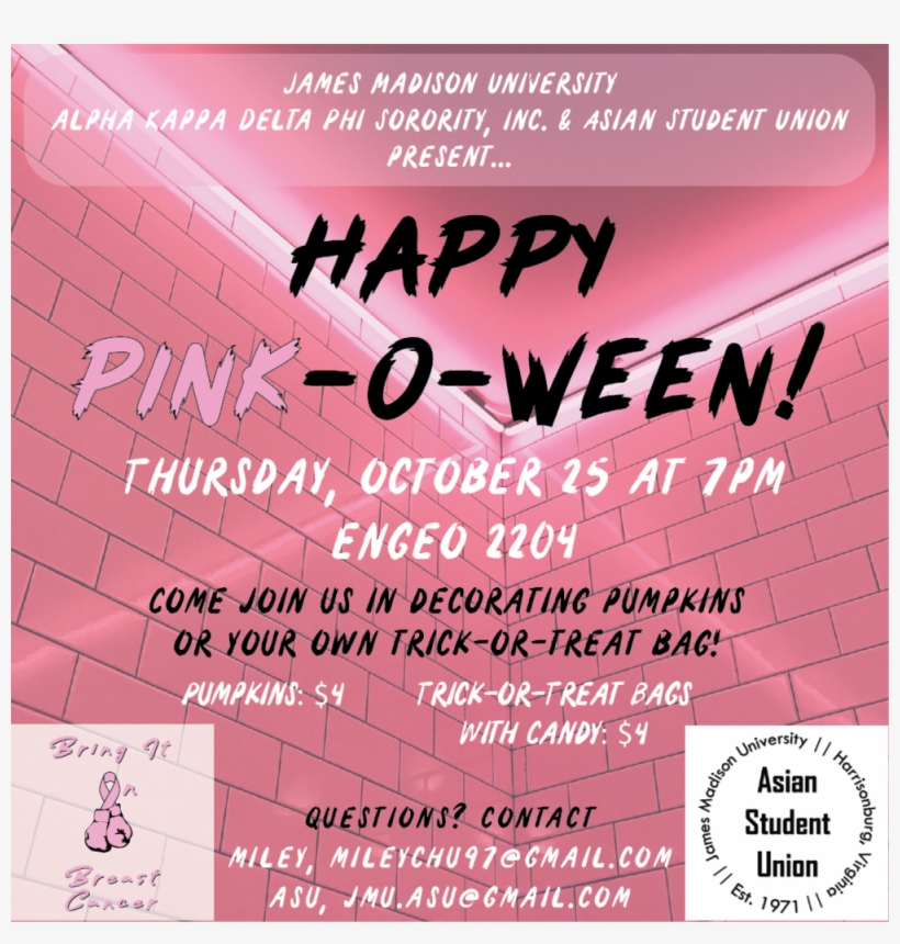 Pink O Ween Graphic, transparent png download