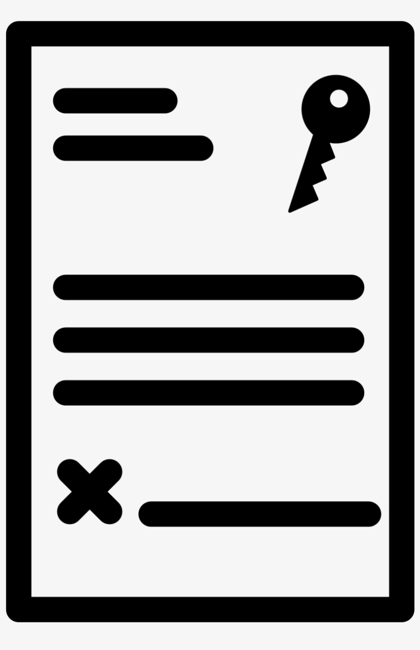 Documenting A “chain Of Title” Through Deed Research - Lease Icon, transparent png download
