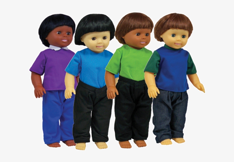 Get Ready Kids African American Boy Doll - Get Ready Kids Caucasian Boy Doll, transparent png download