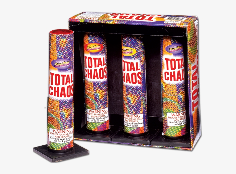 Each Shot Explodes From The Tube With A Mine Effect - Total Chaos Firework, transparent png download
