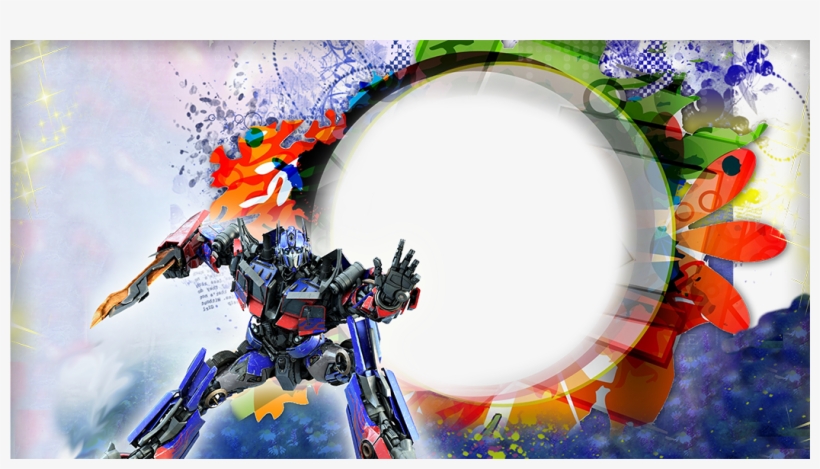 Tarjeta De Cumpleaños Transformers, transparent png download