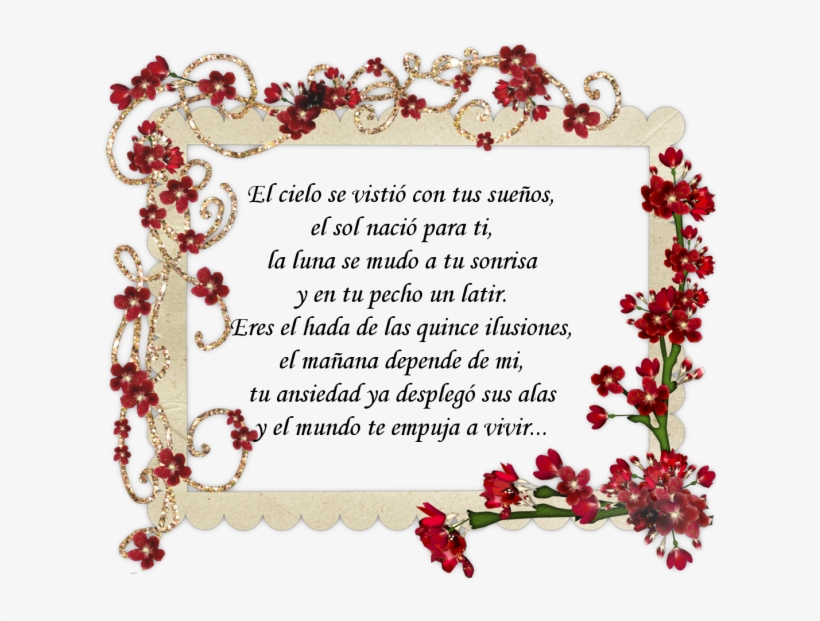 Frases Cortas De 15 Anos Para Tarjetas Conmovedoras - Birthday, transparent png download