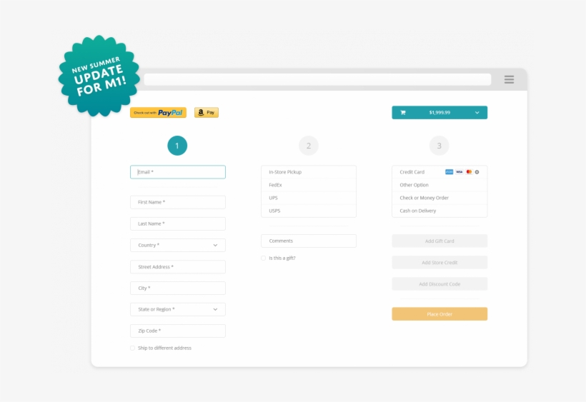 Iwd One Step Checkout Magento2, transparent png download