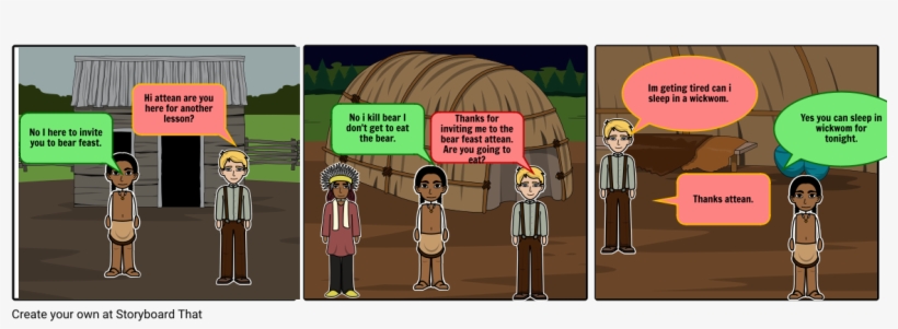 Atteans Village Feast - Cartoon, transparent png download