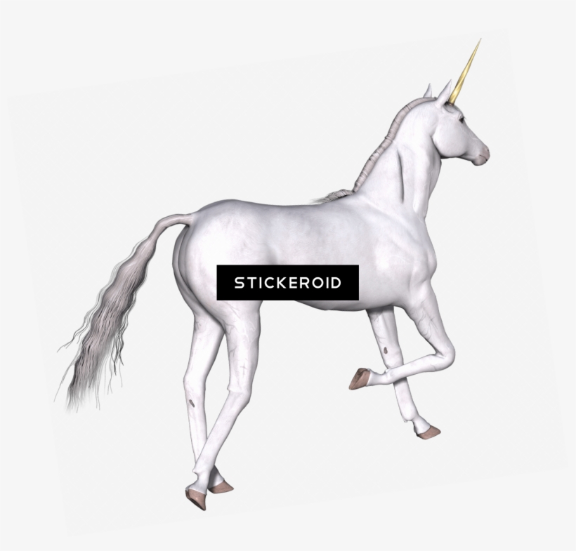 Full White Unicorn Right Leg Up - Harry Potter Unicorn Png, transparent png download