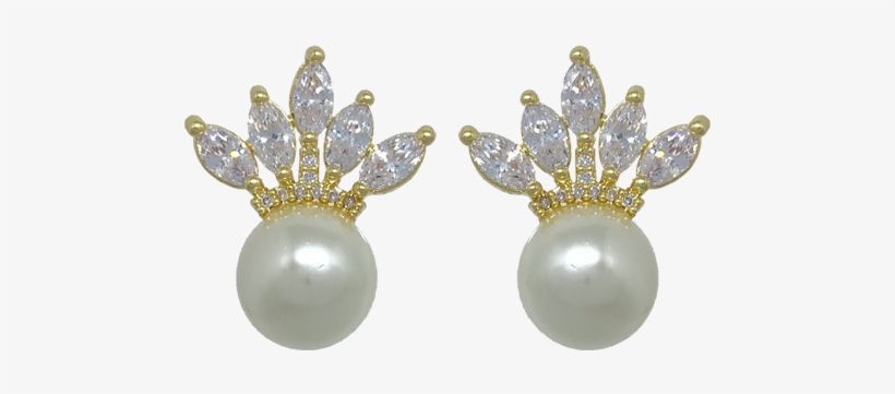 Ampliada Bb 2871-1 Cristal - Earrings, transparent png download