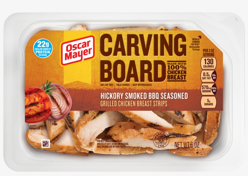 Oscar Mayer Carving Board Hickory Smoked Bbq Seasoned, transparent png download
