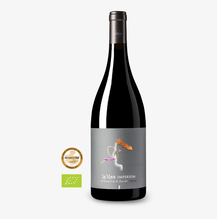 Le Nez Launches Its Organic Icon Wine - Glass Bottle, transparent png download