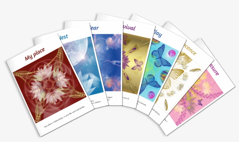 Card Deck - Floral Design, transparent png download