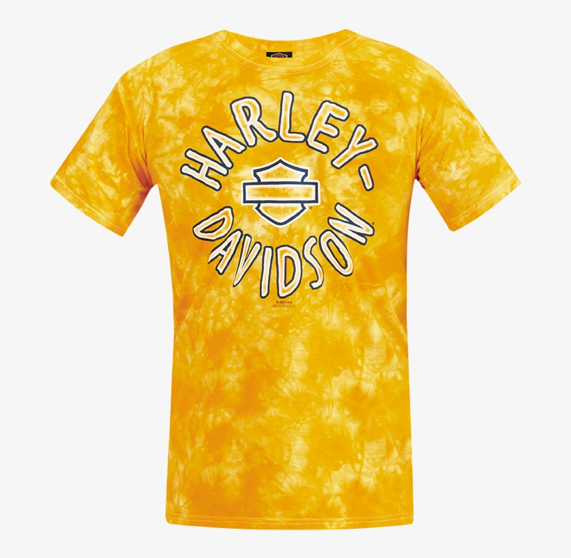Harley Davidson® Youth Yellow Splash T Shirt •buffalo - Colt 45 Beer Shirt, transparent png download