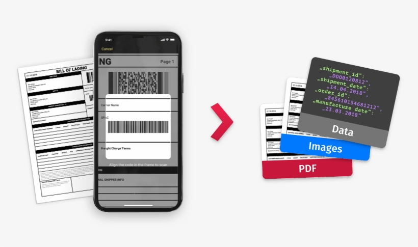 Barcode Mobile Scanner In Business App - Qr Code, transparent png download
