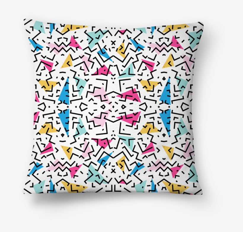 Almofada 90's Dizzy Funky Colorful Pattern De Tobias - Throw Pillow, transparent png download