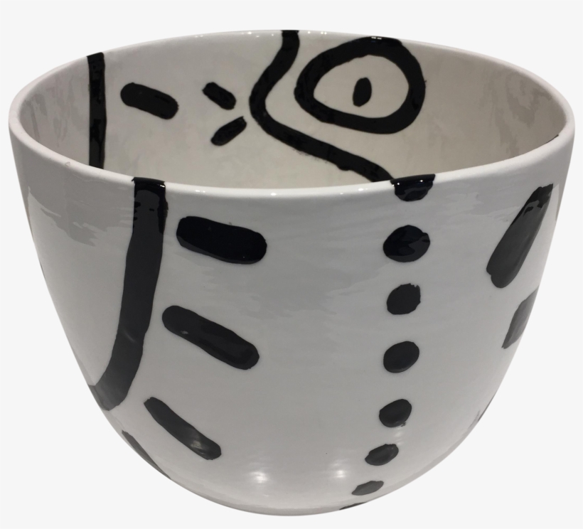 Contemporary Abstract Graphic Pattern Bowl - Ceramic, transparent png download
