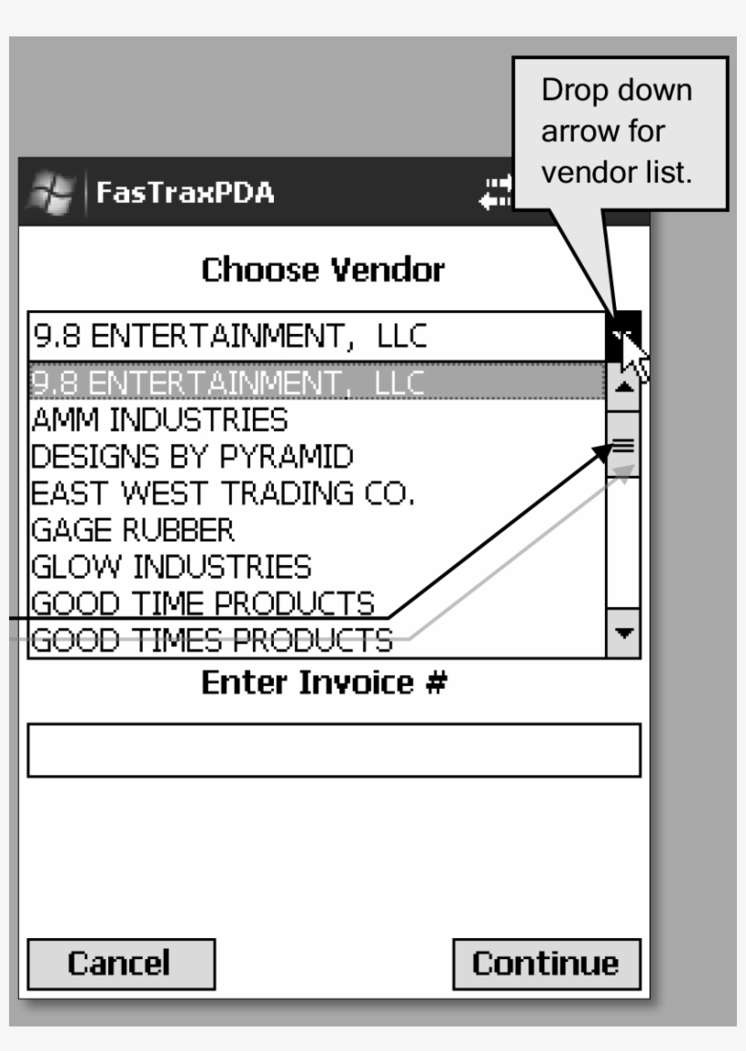 If “begin A New Invoice” Is Chosen,pick The Vendor - Diagram, transparent png download