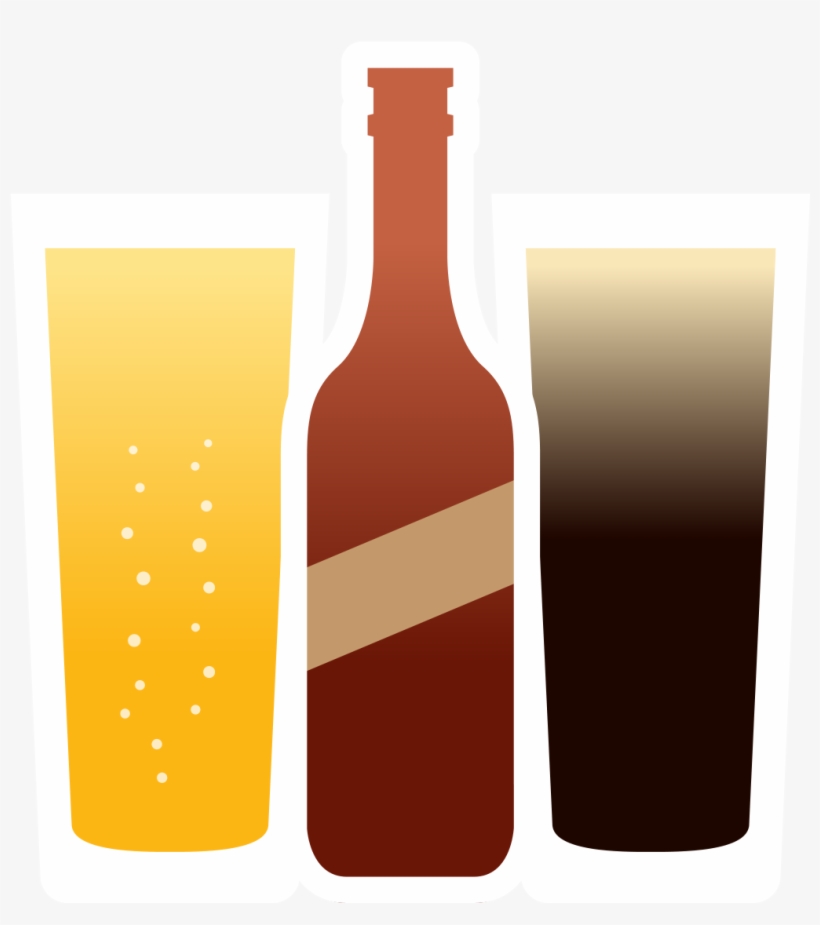Downtown Milwaukee Cocktails - Glass Bottle, transparent png download