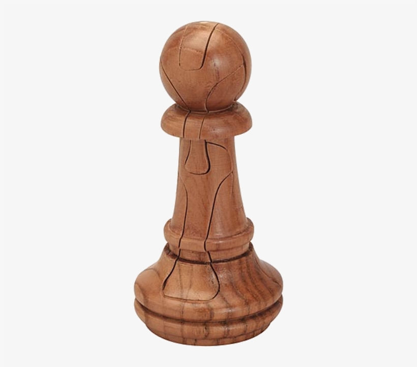 Piece Of Wood Png - Pawn Chess 3d Jigsaw Wooden Puzzle Brain Teaser, transparent png download