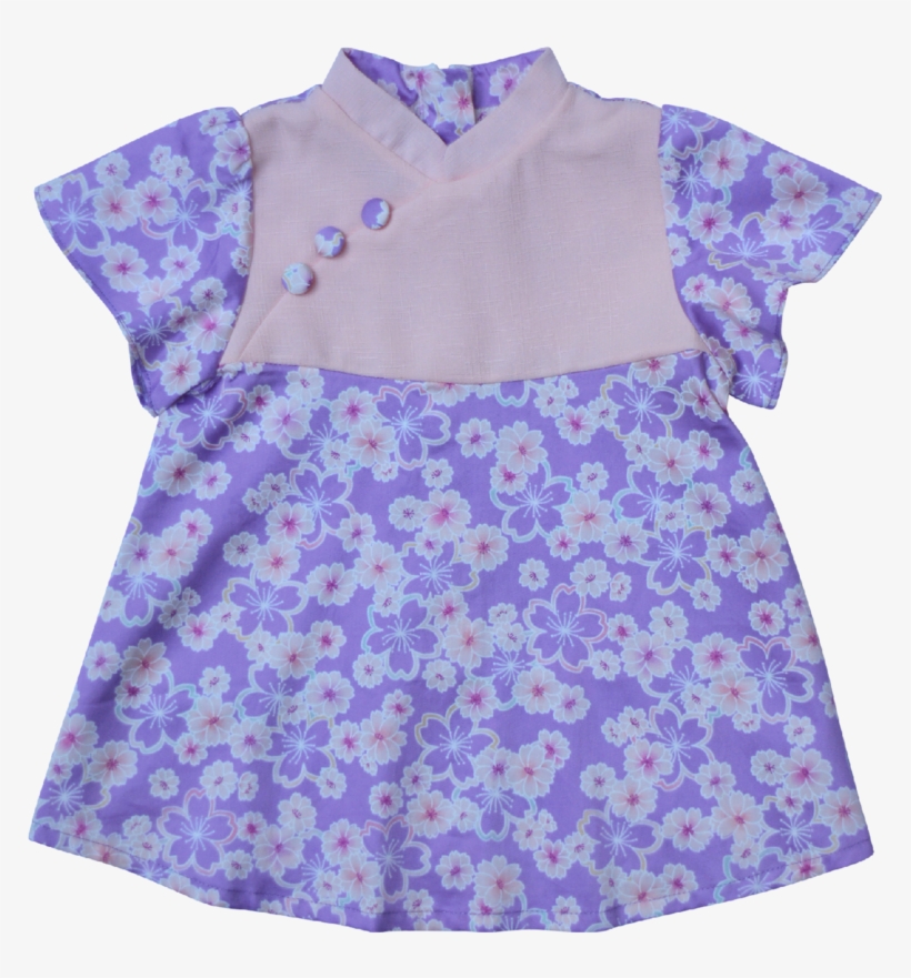 Hana Flare Dress Purple - Dress, transparent png download