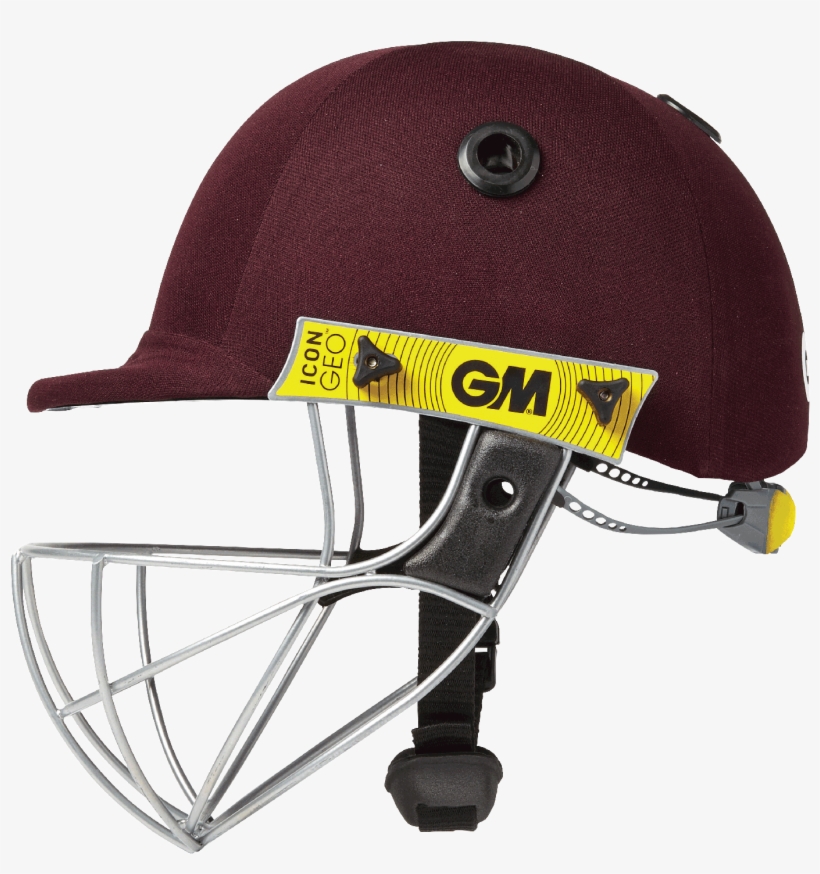 Rollover Image To Zoom - Gunn & Moore Gunn And Moore Icon Geo Cricket Helmet, transparent png download