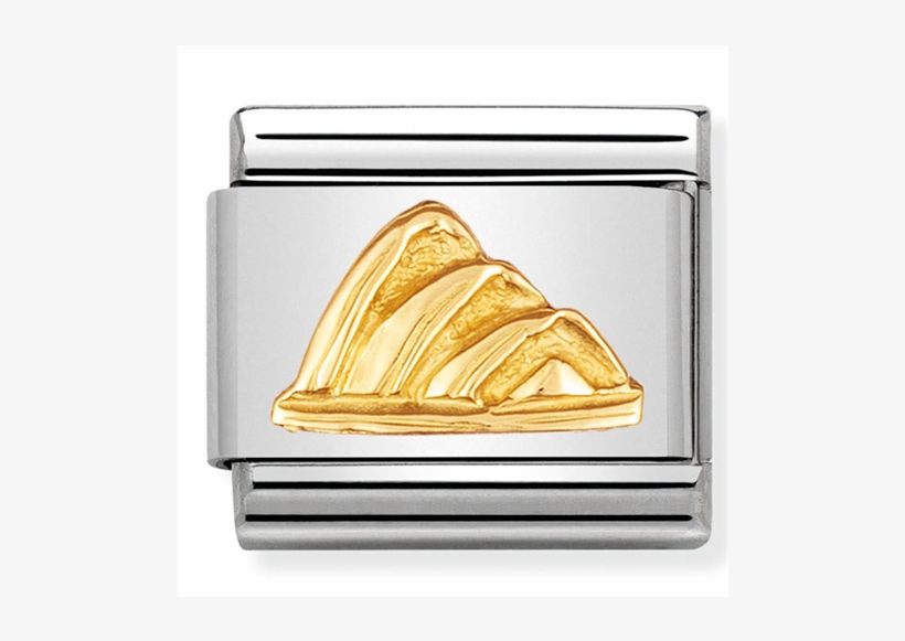 Silver & Gold Plated Jewellery 001 026 08102 - Nomination Classic Opera House In Stainless Steel, transparent png download