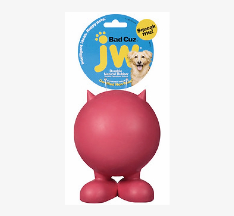 Jw Bad Cuz Large - Jw Pet - Darwin The Frog Dog Toy Medium - 1 Toy, transparent png download