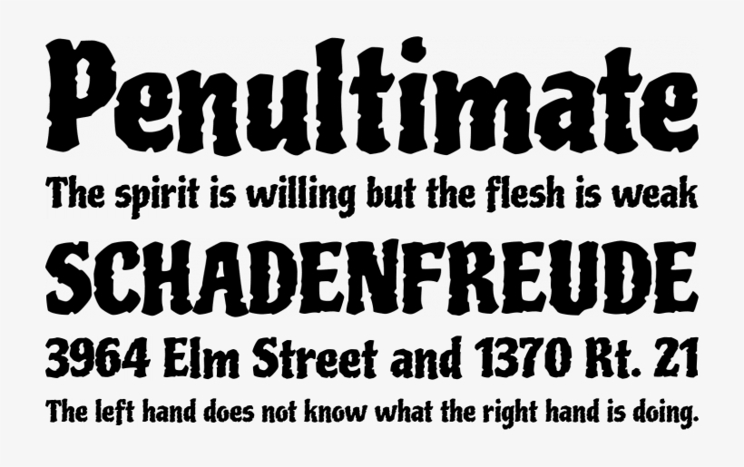 Piedra Font Phrases - Font Piedra, transparent png download