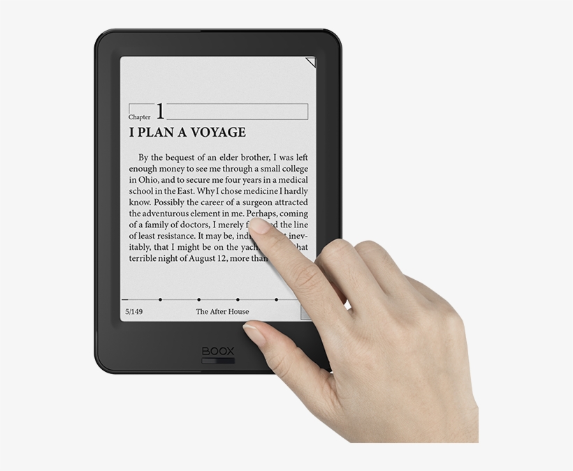 Full-screen Touch Allows You To Manage All Poke Pro - E-reader, transparent png download