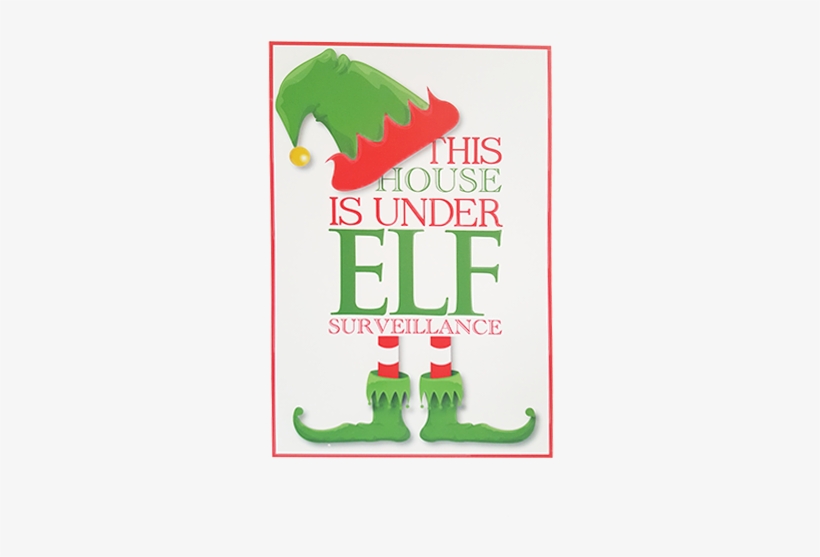 Home - Elf Surveillance Wood Plaque, transparent png download