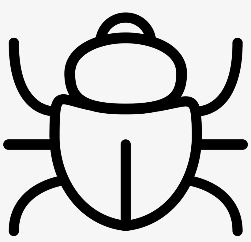 This Icon Is Oval With Legs On The Sides In The Shape - Bugs Icon, transparent png download