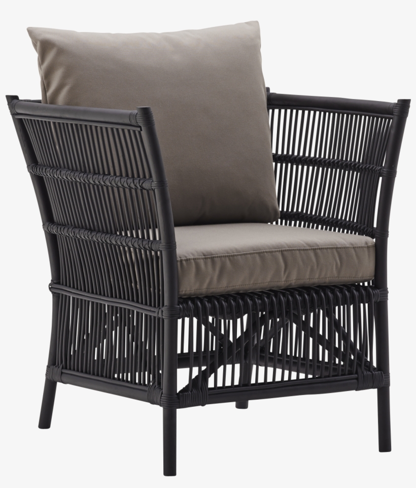 Donatello Lounge Chair Sika Design Contract Furniture - Sika-design Donatello Loungestol - Sort Rattan, transparent png download