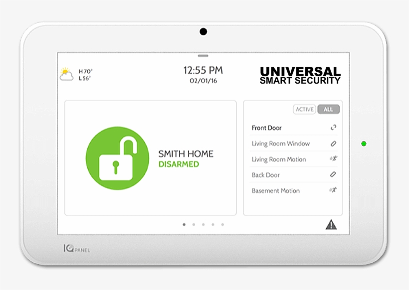 Qolsys Iq Panel 2 Universal - Qolsys Iq Panel 2 Link, transparent png download