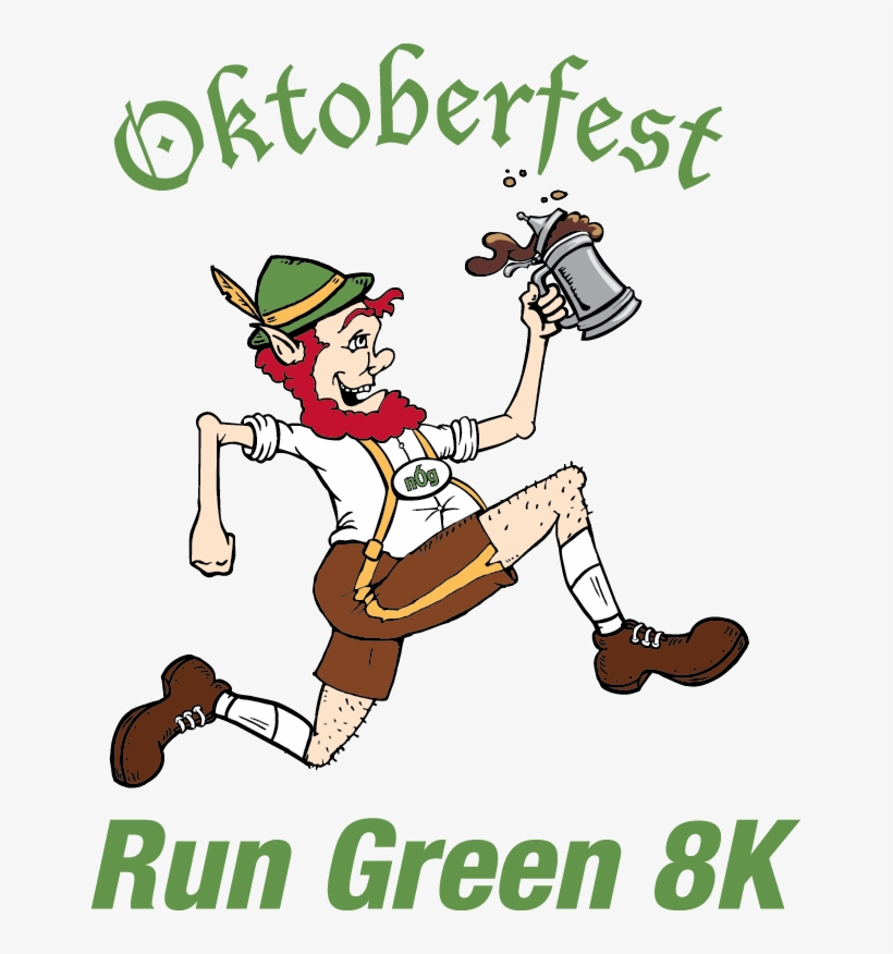 Com Oktoberfest Run Green 8k - North Carolina, transparent png download