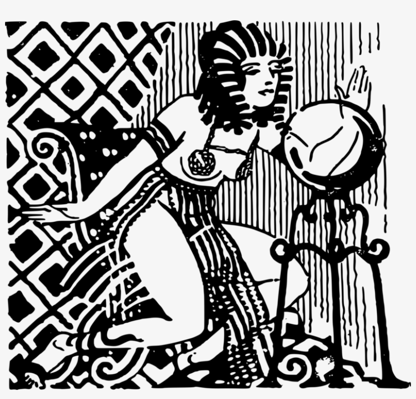 Ancient Egypt Black And White Computer Icons Visual - Cleopatra, transparent png download