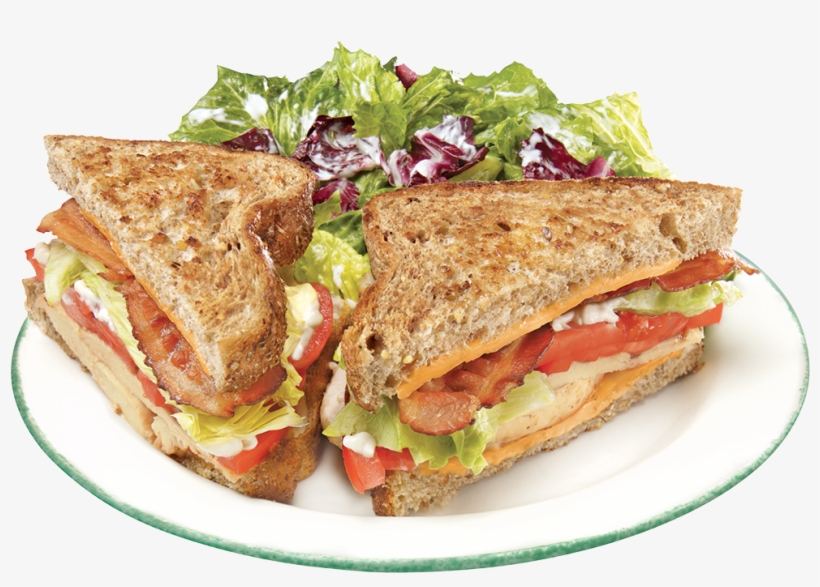 Lunch Menu > Club Sandwich Cora Style - Chicken Club Sandwich Png, transparent png download
