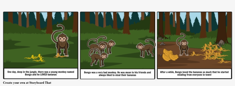 Bongo The Bad Monkey - Cartoon, transparent png download