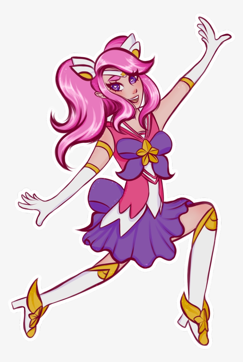 #cutiesaturday #ahri #lux #jinx #leagueoflegends Starguardianpic - Illustration, transparent png download