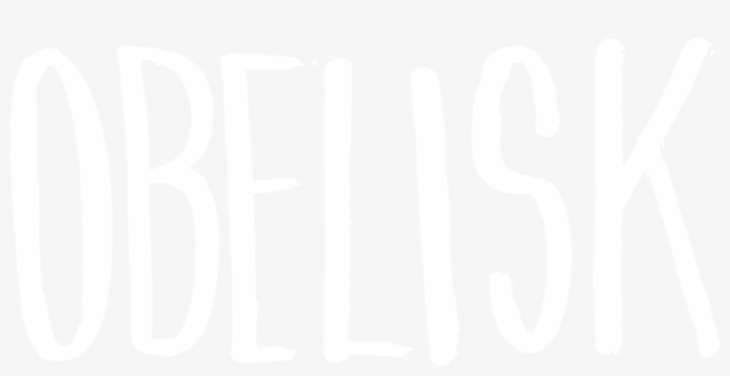 Obelisk Weblogo White, transparent png download