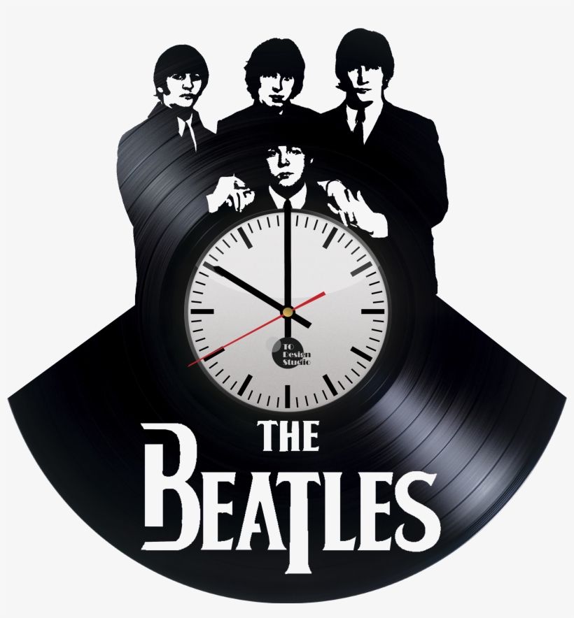 Vinyl Clock Png T - Beatles Clock, transparent png download