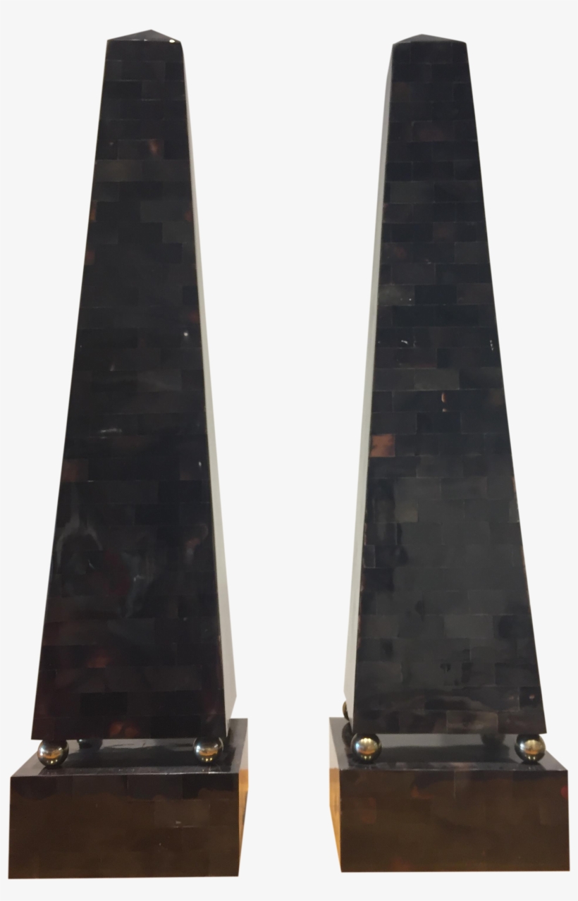 Maitland Smith Tessellated Horn Obelisks - Obelisk, transparent png download